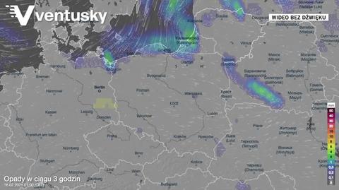 Prognozowane opady w najbliższych dniach