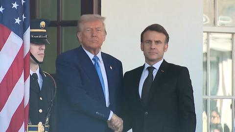 Spotkanie Trumpa z Macronem w Białym Domu