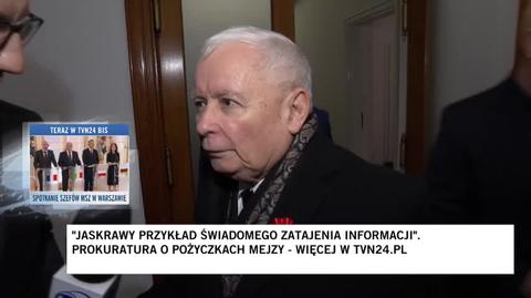 Jarosław Kaczyński o Łukaszu Mejzie 