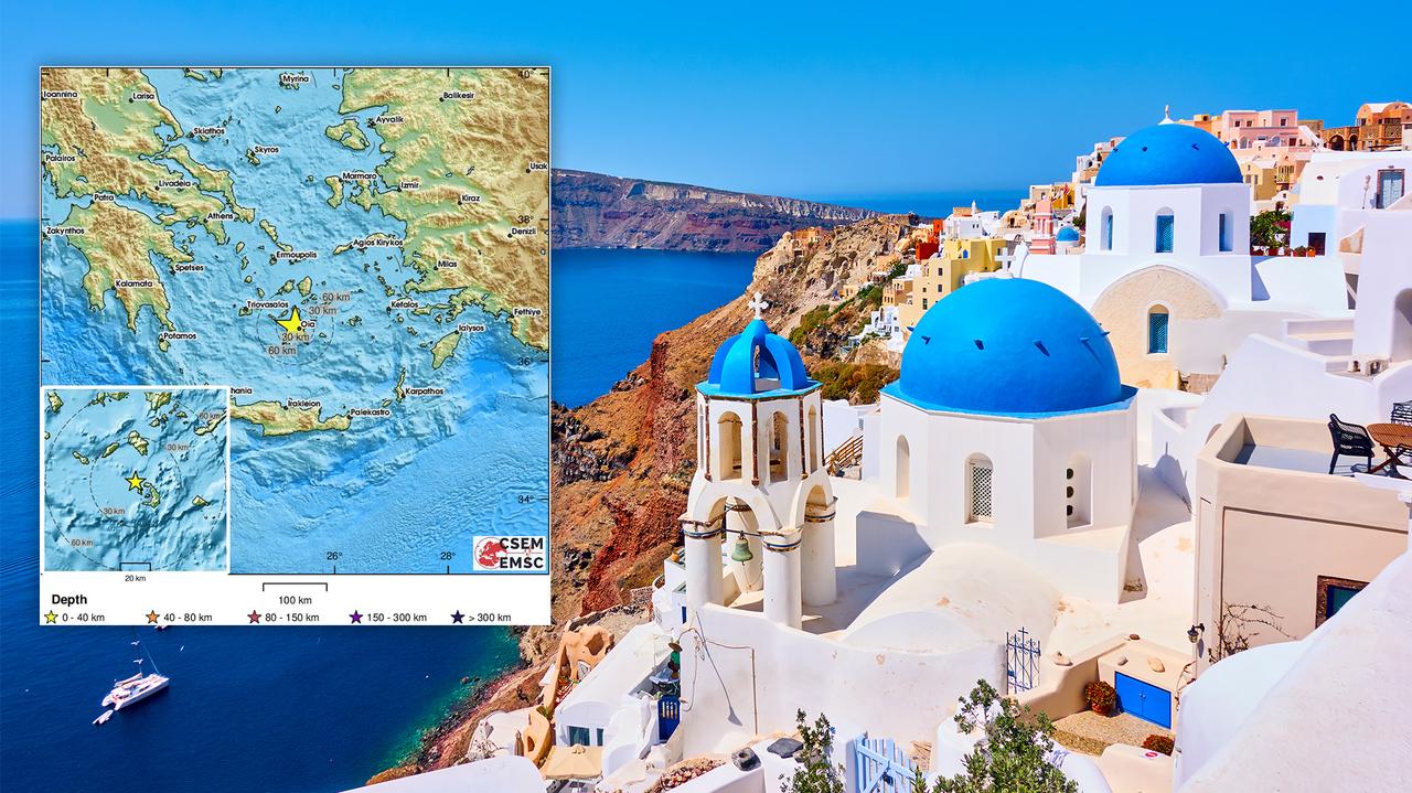 Santorini się trzęsie. Zamykają szkoły, apel do mieszkańców