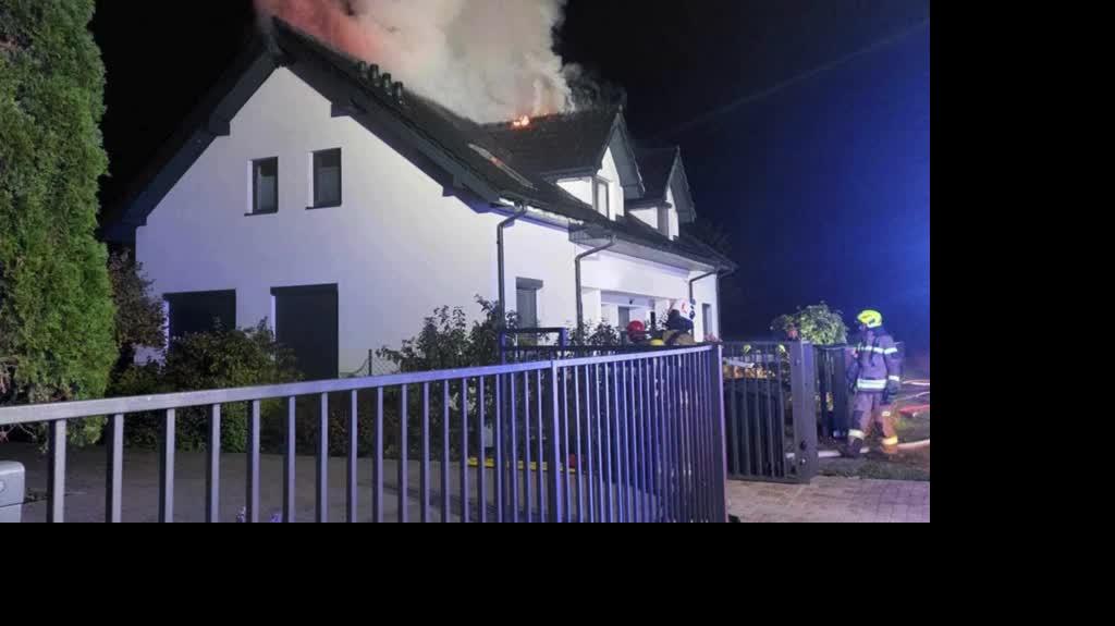 Pożar domu w Starym Toruniu