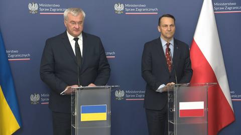 Szefowie polskiej i ukraińskiej dyplomacji o ekshumacjach. "Nie ma żadnych przeszkód"