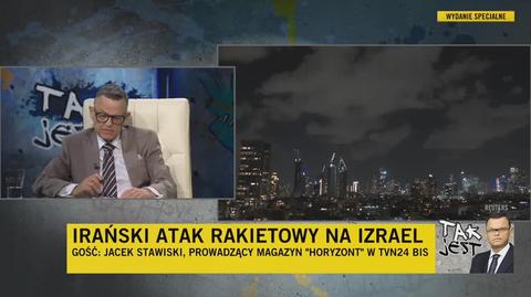 Irański ostrzał na Izrael. Teheran grozi ponownym ostrzałem, jeśli dojdzie do odwetu