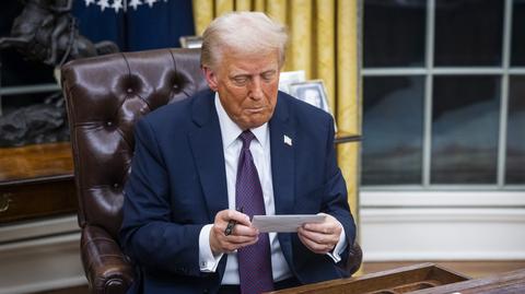 Trump znalazł w biurku list od Bidena 