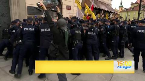 Sobotnie demonstracje w Warszawie
