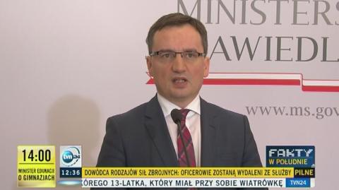 Ziobro zapowiada: więzienie za niepłacenie alimentów powyżej trzech miesięcy