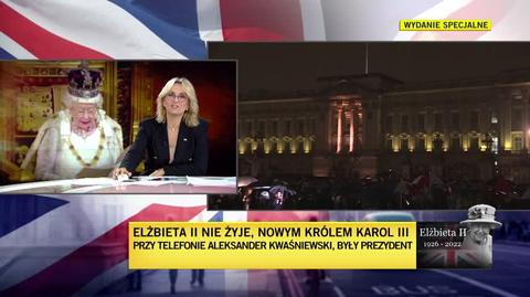 Aleksander Kwaśniewski wspomina wizytę Elżbiety II w Polsce