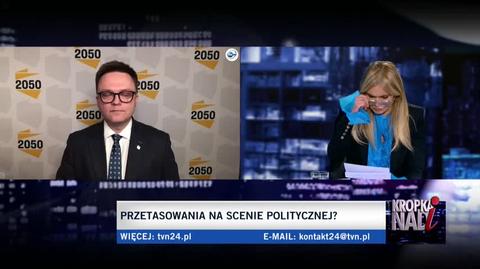 Hołownia o odejściu z ruchu Polska 2050 lokalnych działaczy z województwa śląskiego