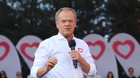 Donald Tusk: listy kandydatów PiS do PE to są tak naprawdę listy gończe