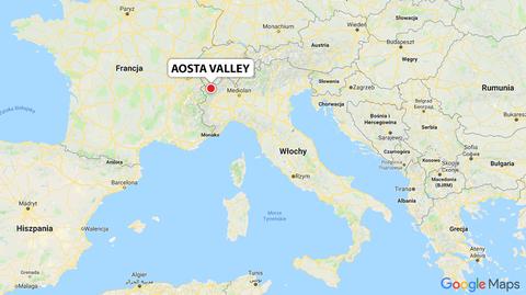 Do wypadku doszło nad lodowcem Rutor w Alpach Graickich na północnym zachodzie Włoch