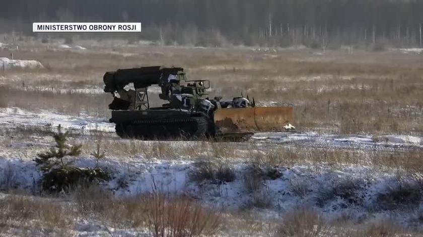 Ćwiczenia żołnierzy Zachodniego Okręgu Wojskowego Rosji, graniczącego z Ukrainą  