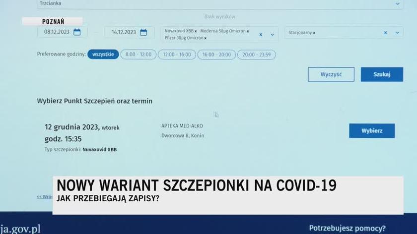 Înregistrarea pentru vaccinarea cu noua variantă a vaccinului Covid-19 este în curs de desfășurare