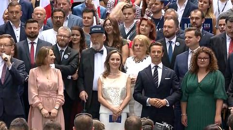 Przemówienie żony Krzysztofa Bosaka