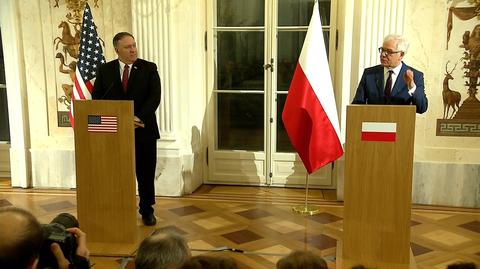 Pompeo: prezydent Trump jest wdzięczny, że Polska wywiązuje się ze zobowiązań