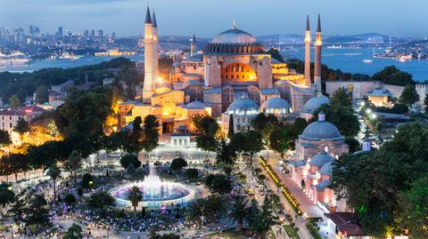 Hagia Sophia jest jednym z symboli Stambułu