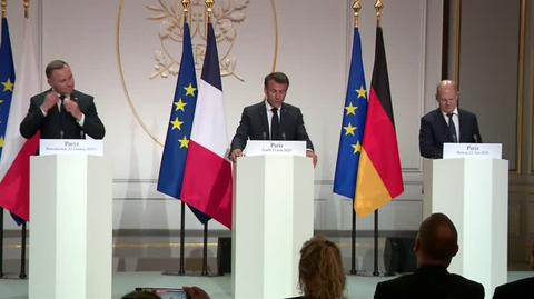 Macron o wsparciu dla Ukrainy
