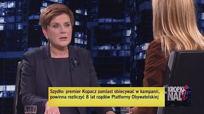 Beata Szydło: Przywrócimy poprzedni wiek emerytalny  