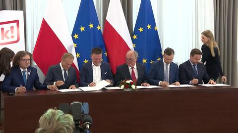 Liderzy partii opozycyjnych podpisali deklarację samorządowców z Ruchu "TAK! Dla Polski" 