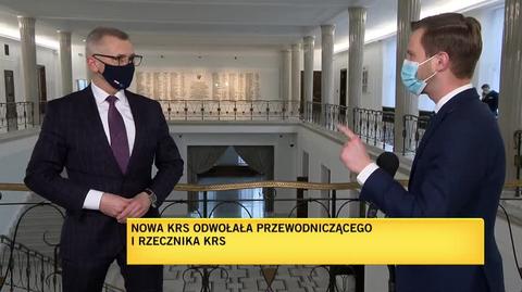 Krzysztof Kwiatkowski o odwołaniu przewodniczącego KRS i rzecznika