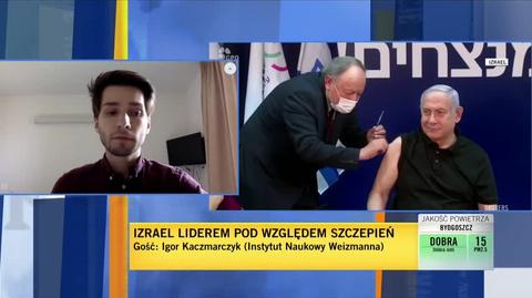 Kaczmarczyk: w Izraelu "wielu młodym osobom udało się zaszczepić" poza kolejnością