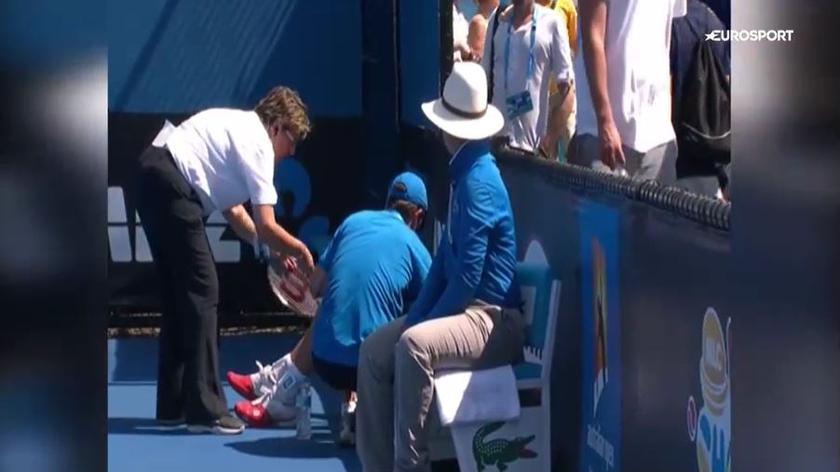 Dancevic zasłabł z powodu upałów podczas Australian Open 2014