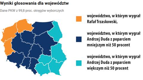 Jak głosowała Małopolska, Podlasie i Zachodniopomorskie? 