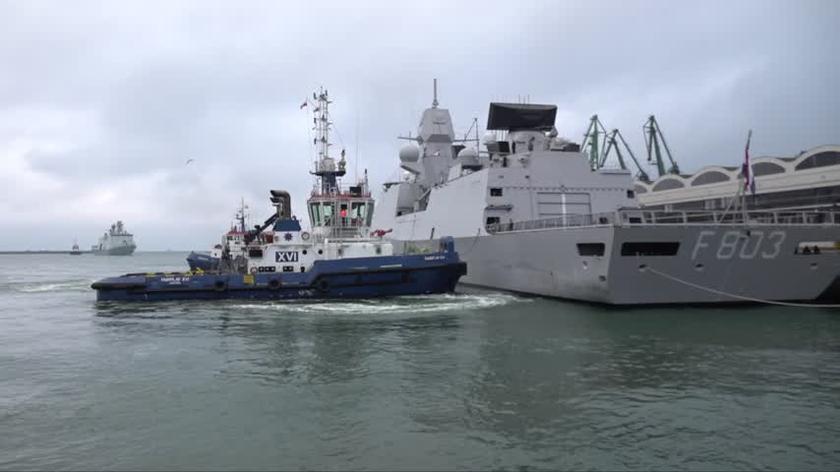 Okręty NATO wpłynęły do gdyńskiego portu