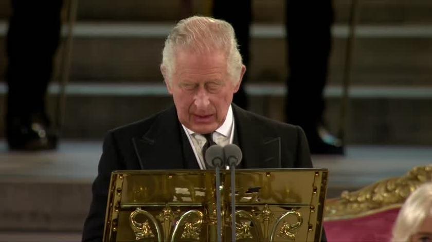 Charles III to the British Parliament: as I stand before you here and now, I feel the importance of history
