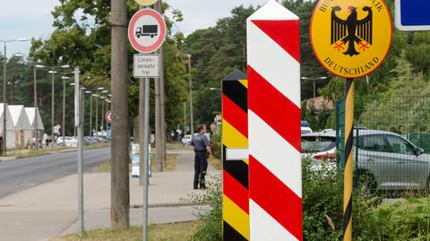 Niemcy chcą "stacjonarnych punktów kontrolnych" na granicach z Polską i Niemcami. Relacja Alicji Rucińskiej