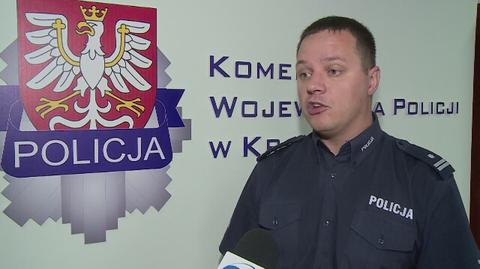 Sprawę skomentował rzecznik małopolskich policjantów