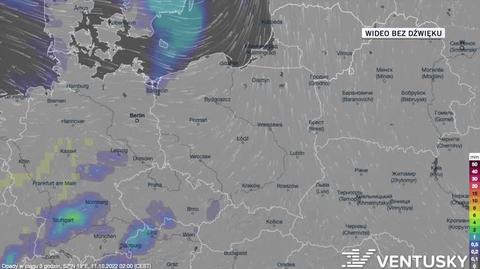 Prognoza opadów w dniach 11-15.10