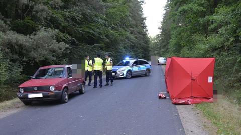 Tragiczny wypadek. Zginął rowerzysta. Potrącił go pijany 22-latek