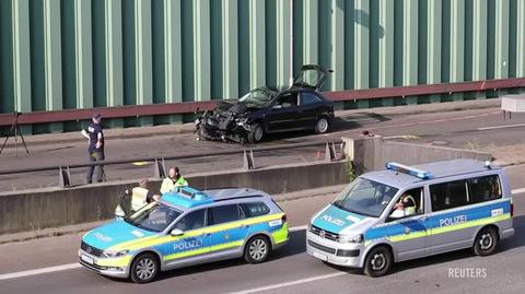 Kierowca taranował motocyklistów w centrum Berlina. Prokuratura: traktujemy to jako zamach