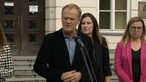 Tusk: zadzwoniłem do prezydenta Radomia, bo nie chciało mi się wierzyć w to, że ta informacja jest prawdziwa
