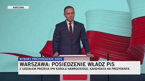 Cała wypowiedź Karola Nawrockiego podczas Rady Politycznej PiS