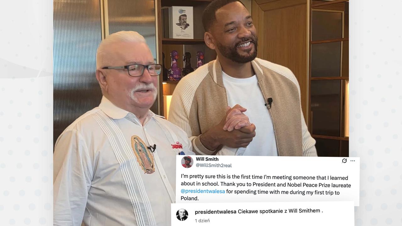 Will Smith pochwalił się zdjęciami z Lechem Wałęsą. Pokazał też mema
