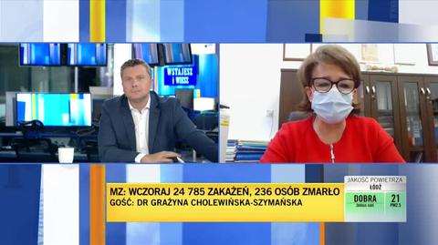 Dr Cholewińska-Szymańska: kontrole żołnierzy w szpitalach odczytujemy to jako nadzór komisaryczny