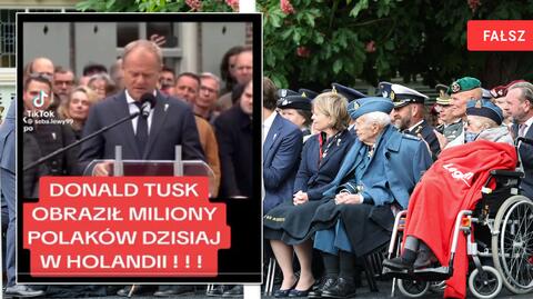  Incydent z udziałem premiera Tuska podczas obchodów Dnia Wyzwolenia w Holandii 