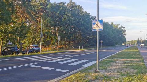 Przejście dla pieszych przy DK14 w Głownie powstało