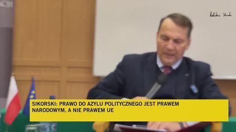 Sikorski o pakcie migracyjnym 