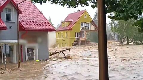 Zawalenie budynku Straży Miejskiej w Stroniu Śląskim