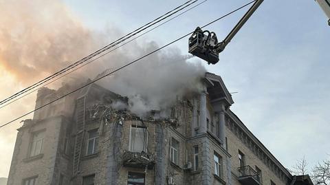 Rosyjskie drony zaatakowały Kijów w Nowy Rok 