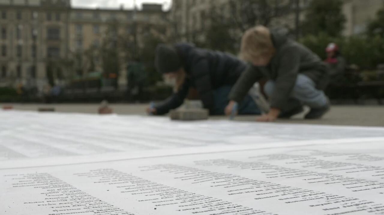 Imię po imieniu i tak przez kilkanaście godzin. By nie zapomnieć o najmłodszych ofiarach w Strefie Gazy