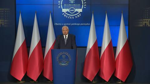 Jarosław Kaczyński ocenia Adama Glapińskiego: był zbyt optymistyczny