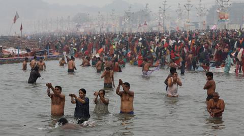 Indie. Maha Kumbh Mela 