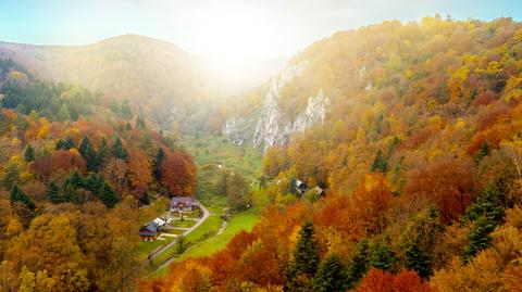 Ojcowski Park Narodowy jesienią 