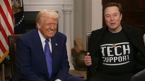 Musk i Trump udzielili wspólnego wywiadu. "Elon do mnie zadzwonił i zapytał: wiesz, że próbują nas poróżnić?"