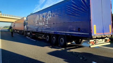 Do zdarzenia doszło na autostradzie A4 niedaleko Oławy na Dolnym Śląsku