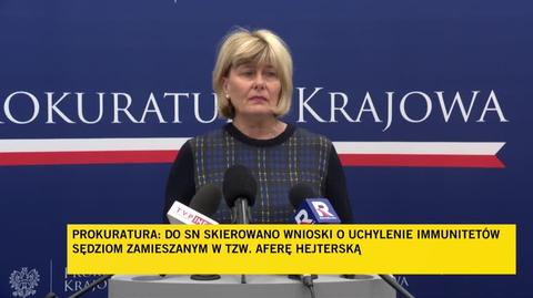 Rzeczniczka prokuratury: teza śledczych jest taka, że działalnością grupy kierował Piebiak