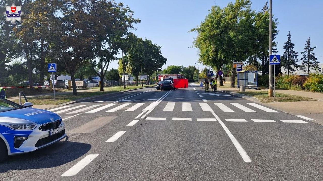 13-letnia rowerzystka potrącona na przejściu. Zginęła na miejscu